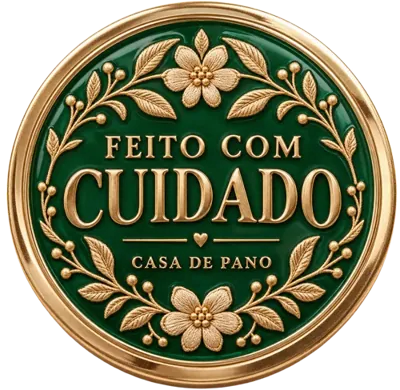 Feito com cuidado — Casa de Pano